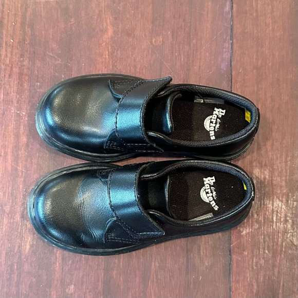 Kids Dr. Martens Black Leather Shoes, size 10UK/9US - New Without Box - Picture 2 of 7